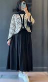ست کت دامن زنانه فری سایز