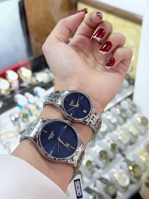 ساعت مچی ست زنانه مردانه مارک سیکو استیل رنگ ثابت